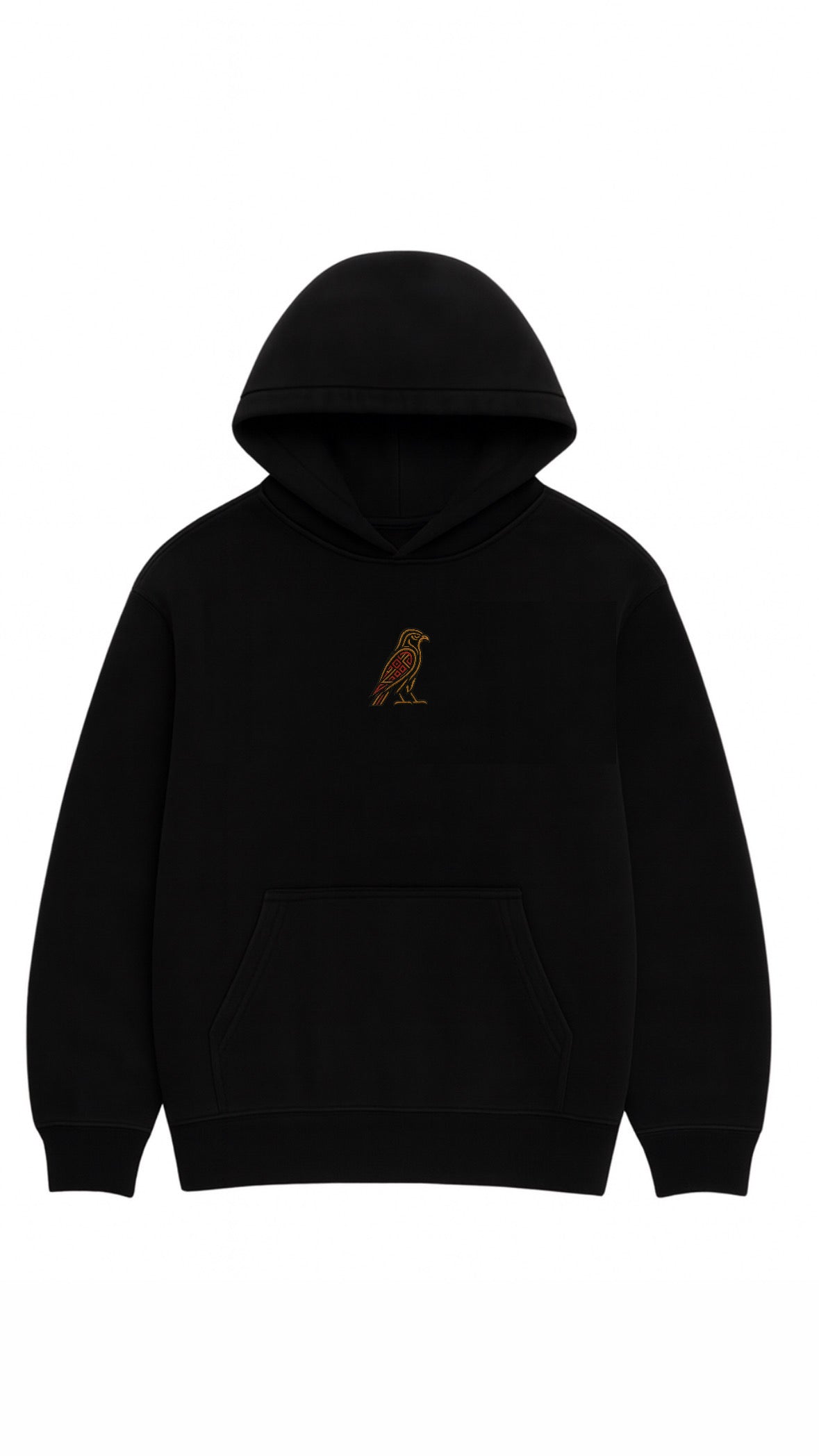 Boxy Fit Hoodie - Jet Black